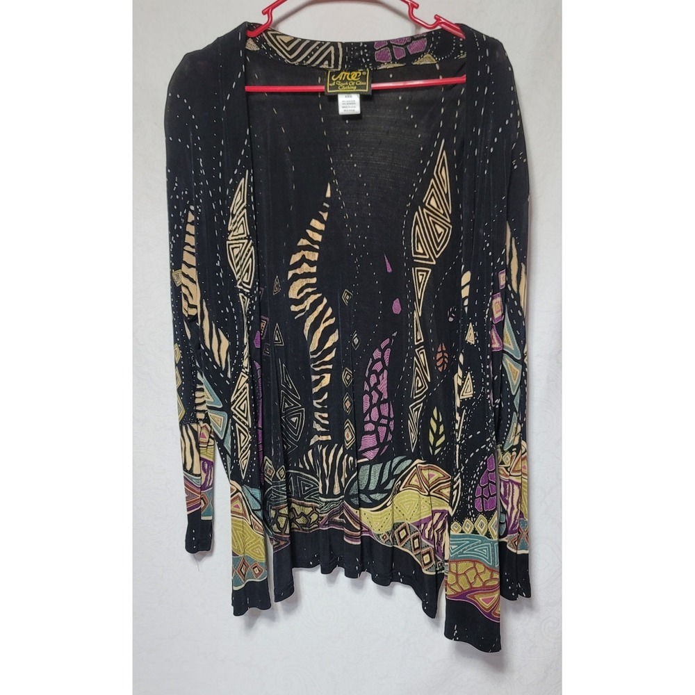A Touch Of Class Clothing ATOC Womens Cardigan Multi Colored Size XS/S